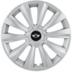 AutoHelix MSA Set 4 capace roti 15 inchi (R15) Delta Gri, Compatibile cu Mini Cooper (4620)