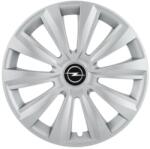 AutoHelix MSA Set 4 capace roti 15 inchi (R15) Delta Gri, Compatibile Cu Opel (4936)