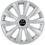 AutoHelix MSA Set 4 capace roti 15 inchi (R15) Delta Gri, Compatibile Cu SsangYong (4951)