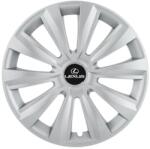 AutoHelix MSA Set 4 capace roti 15 inchi (R15) Delta Gri, Compatibile cu Lexus (4597)