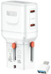 4smarts Travel charger World 65W USB-C + USB-A white (4SM000031)