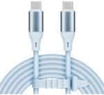 Krüger&Matz KM1269-1BL USB Type-C/USB Type-C 100W 1M Alb (KM1269-1BL) - vexio