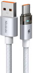 Mcdodo Cablu, USB-C la USB-A, Transparent, 6A, 1.2m - (CA-6892) - White (KF2359041) - vexio