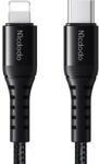 Mcdodo Cablu Type-C la Lightning PD36W Aluminiu, Nailon Impletit, 1m - Mcdodo (CA-5631) - Black (KF2358839)