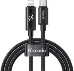 Mcdodo Cablu, Type-C la Lightning, 36W, 2x Afisaj LED, Fast Charging, 1.2m - Mcdodo (CA-7990) - Black (KF2359121) - vexio