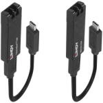 Lindy 100m Fibre Optic USB 3.2 TypeC Ext (LY-43312) - vexio