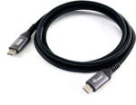 Equip USB-C (4.0 Gen 3) Type-C to C Extension Cable, 1.2m, M/M, Black (128381) - vexio