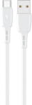 Lemontti LEMCUTYPC12A USB-A /USB Type-C 1.2m Alb (LEMCUTYPC12A) - vexio