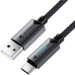 ACEFAST Cablu de incarcare USB la Type-C, 3A, Fast Charging, 1.2m - (C19-04) - Black (KF2349256) - vexio