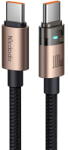 Mcdodo Cablu, USB-C la USB-C, Transparent, 100W, 1.2m - Mcdodo (CA-5581) - Desert Gold (KF2359034) - vexio