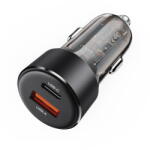 ACEFAST USB-A / USB-C PD QC 60W Negru (B12)
