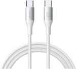 JOYROOM S-A28 Flash Series 60W USB-C - USB-C Cable 2m - White (S-A28_CCW2) - vexio