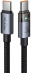 Mcdodo Cablu, USB-C la USB-C, Transparent, 100W, 1.2m - Mcdodo (CA-5580) - Black (KF2359035) - vexio