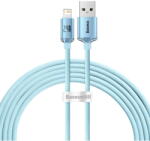 Baseus Crystal Shine Series USB cable - Lightning 2, 4A 20W 2m blue (CAJY001203) (6932172614447)