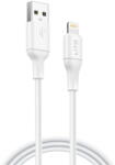 Lito Cablu de Date cu Mufe USB, Lightning, 1m - (LD06) - White (KF2338104)