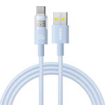 Baseus Cablu de Date cu Afisaj Digital, USB la Type-C, 100W, 1m - Galaxy Blue (P10382701311-00) - vexio