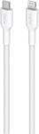 PURO Fabrik USB-C - Lightning Cable with MFI 1.2m - White (PUCAPLTUSBCFABK4WHI) - vexio