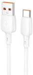 BOROFONE CABLU alimentare si date Borofone "BX93", Fast Charging Data Cable pt. smartphone, USB la USB Type-C 100W, 1m, alb "6941991103186" (timbru verde 0.18 lei) (6941991103186)