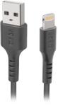 SBS TECABLEUSBIP589K USB-A - Lightning Cable 1m MFi Certified - Black (TECABLEUSBIP589K) - vexio