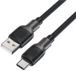 ACEFAST Cablu de incarcare, USB la Type-C, 3A, High-Speed Charging, 1.2m - (C10-04) - Black (KF2349190) - vexio