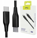 Allity Cablu de date si incarcare AUC-02 USB-C to USB-C 100W 1m Negru (5906667550276)