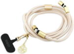 Guess Cablu pentru Alimentare, Crossbody, Ajustabil, USB-C la USB-C, Fast Charge - Guess CBDY 4G Charm (GUCCUCNY4GDE) - Beige (KF2358949) - vexio