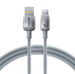 Baseus Cablu de Date, USB-A la USB-C, 100W, 2m - Discolor (E0420803) - Silver (E0420803) - vexio