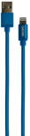 Grixx Cablu date GRIXX - 8-pin to USB Apple MFI License, impletit, lungime 1m - albastru (GRCA8PINFBL01) - vexio