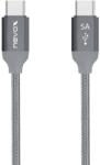 Nevox data and charging cable USB-C 2.0 > USB-C 2.0 (grey, 2 meters) (1654) - vexio