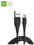 GOLF Cablu USB la USB tip C Golf Flying Fish Fast Cable 3A NEGRU GC-64t (A0112778) - vexio