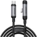 JOYROOM S-A56 EnjoyX Series 90° USB-C - USB-C cable 60W 1.2m - black (S-A56_CC) - vexio