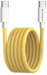 Techsuit Cablu de date Type-C pentru Apple, Android, PD60W, Super Fast Charging, 1m - Techsuit (PCB114D) - Yellow (KF2342059) - vexio