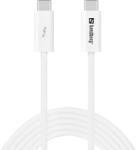 Sandberg 136-57 USB-C 240W PD 40Gbps 2m USB Cable (T-MLX58891) - vexio