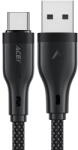ACEFAST Cablu de Incarcare USB la Type-C, 3A, Fast Charging, 1.2m - (C8-04) - Black (KF2349248) - vexio