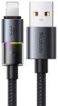 Mcdodo Cablu, USB-A to Lightning, 3A, 1.2m - Mcdodo (CA-8170) - Black (KF2359032) - vexio