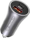 Techsuit C3 USB-C + USB-A varf spargere parbriz 48W Gri (KF2353915) - vexio