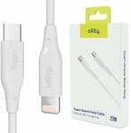 Allity Cablu de date si incarcare AUC-02 USB-C to Lightning 27W 2m Alb (5906667550214)
