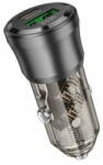 BOROFONE USB + Type C PD38W 3A, Negru (6941991106965)