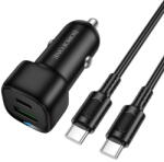 BOROFONE Cablu Type-C inclus. USB-A + USB-C 38W Negru (KF2357682)