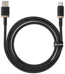 Baseus Dura USB Type A to Type C 60 W fast charging cable 1 m Black, Gold (P10377802U01-00) - vexio