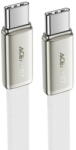 ACEFAST Cablu Date, Fast Charge, USB-C, 60W, Flat Design, 1.2m - Acefast (C24-03) - White (KF2362651) - vexio
