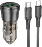 BOROFONE USB-C + USB-A QC3.0 / PD Cablu Type-C Inclus 38W Negru (KF2357677) - vexio