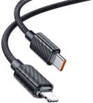 Mcdodo Cablu, Type-C la Lightning, Transparent, 36W, 1.2m - Mcdodo (CA-3660) - Black (KF2359070) - vexio