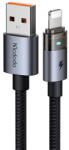 Mcdodo Cablu, USB-A la Lightning, Transparent, 3A, 1.2m - Mcdodo (CA-6910) - Black (KF2359051) - vexio