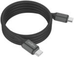 ANSMANN silicone cable USB-C to USB-C (black, magnetic, 120cm) (1700-0204) - vexio