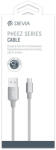 DEVIA Cablu Pheez Series MicroUSB Grey 2m-T. Verde 0.1 lei/buc (DVPSM2GR) - vexio