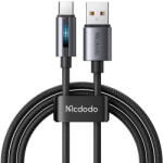 Mcdodo CA-5180 USB-A to USB-C cable, 1.2m (black) (46727) - vexio