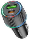 BOROFONE USB-C + USB-A QC3.0 PD 48W Negru (KF2357244) - vexio
