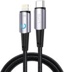 Lito Cablu de Date cu Mufe Type-C, Lightning 30W, 1.2m - (LD10) - Black (KF2338086) - vexio