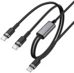 ACEFAST Cablu de Incarcare 2xType-C, 5A, Fast Charge, 1.25m - (C22-02) - Black (KF2354664) - vexio